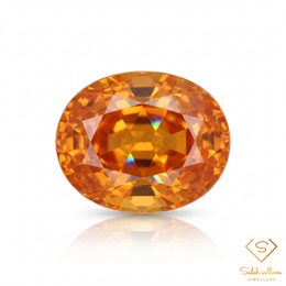 1.15 Ct Natural Orange Spessartite Garnet Oval Cut Gemstone