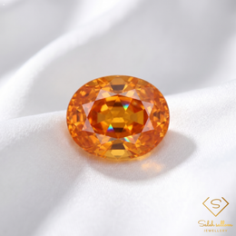 1.15 Ct Natural Orange Spessartite Garnet Oval Cut Gemstone