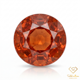 2.02 Ct Natural Spessartite Garnet Round Cut Loose Gemstone