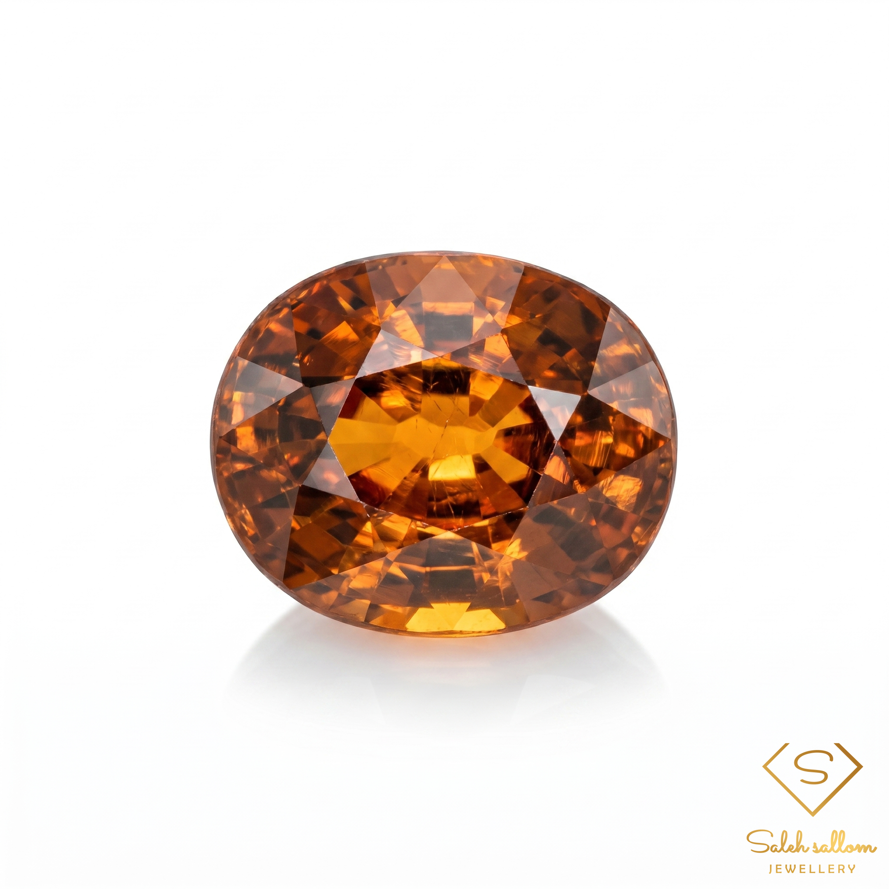 1.95 Ct Natural Greenish Yellow Grossular Garnet Oval Cut Gemstone – Africa