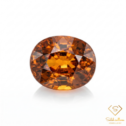 1.95 Ct Natural Greenish Yellow Grossular Garnet Oval Cut Gemstone – Africa