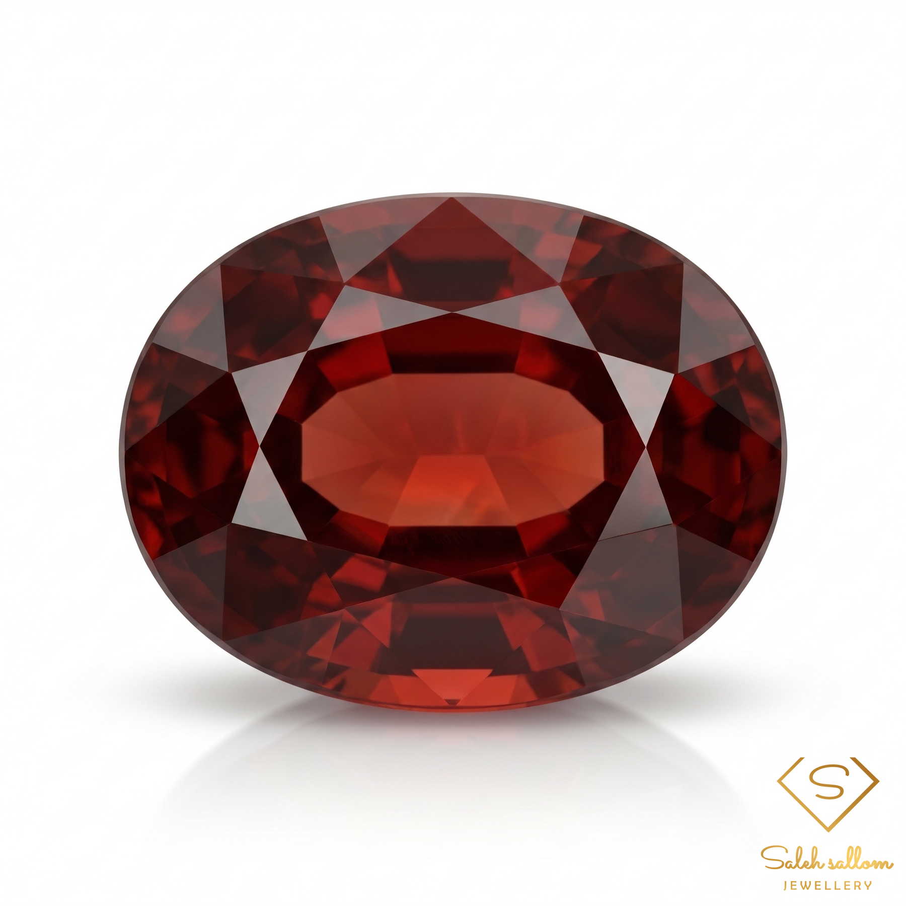 1.14 Ct Natural Orange Spessartite Garnet Oval Cut Gemstone – Africa