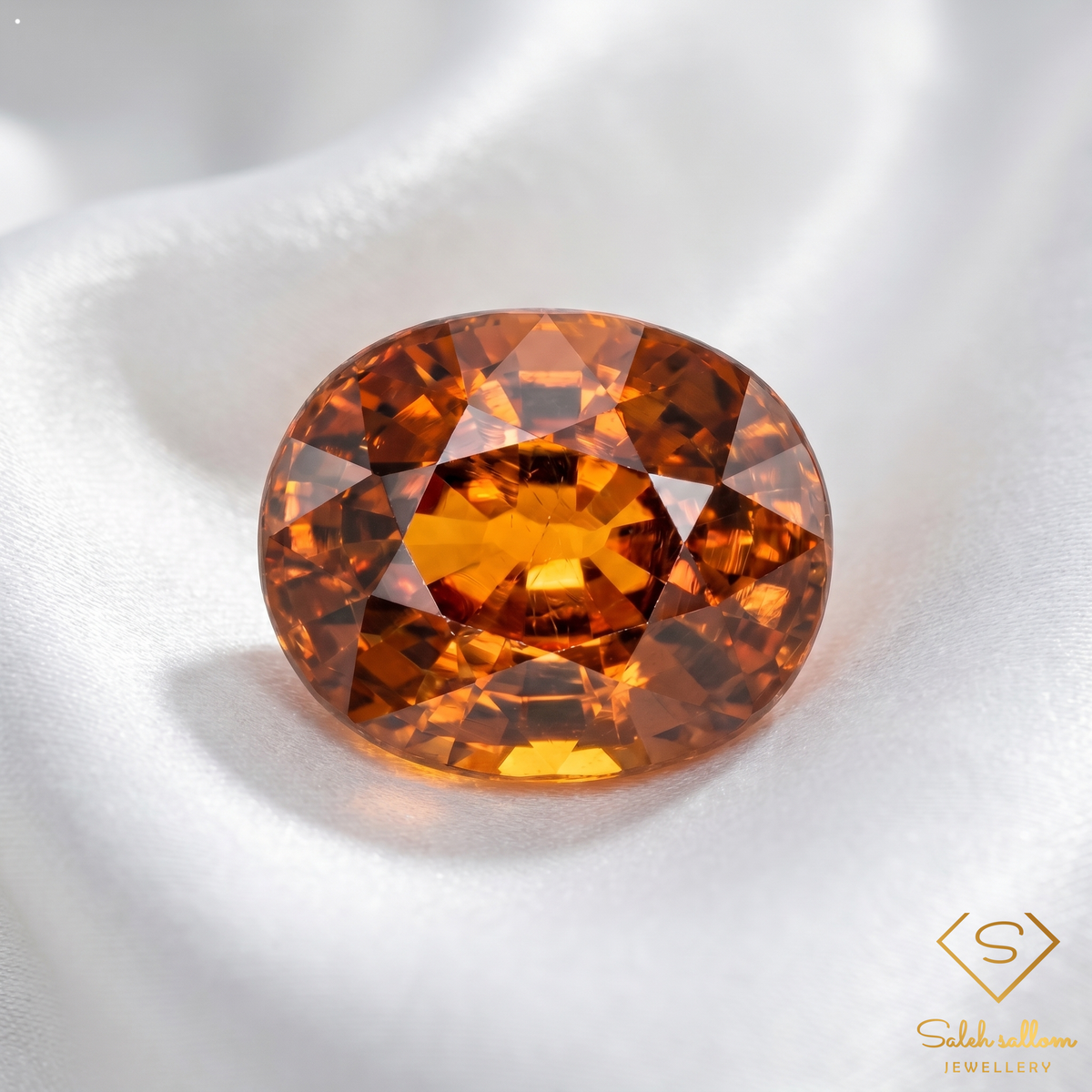 1.95 Ct Natural Greenish Yellow Grossular Garnet Oval Cut Gemstone – Africa