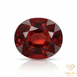 1.27 Ct Natural Orangish Red Spessartite Garnet Oval Cut Gemstone from Namibia
