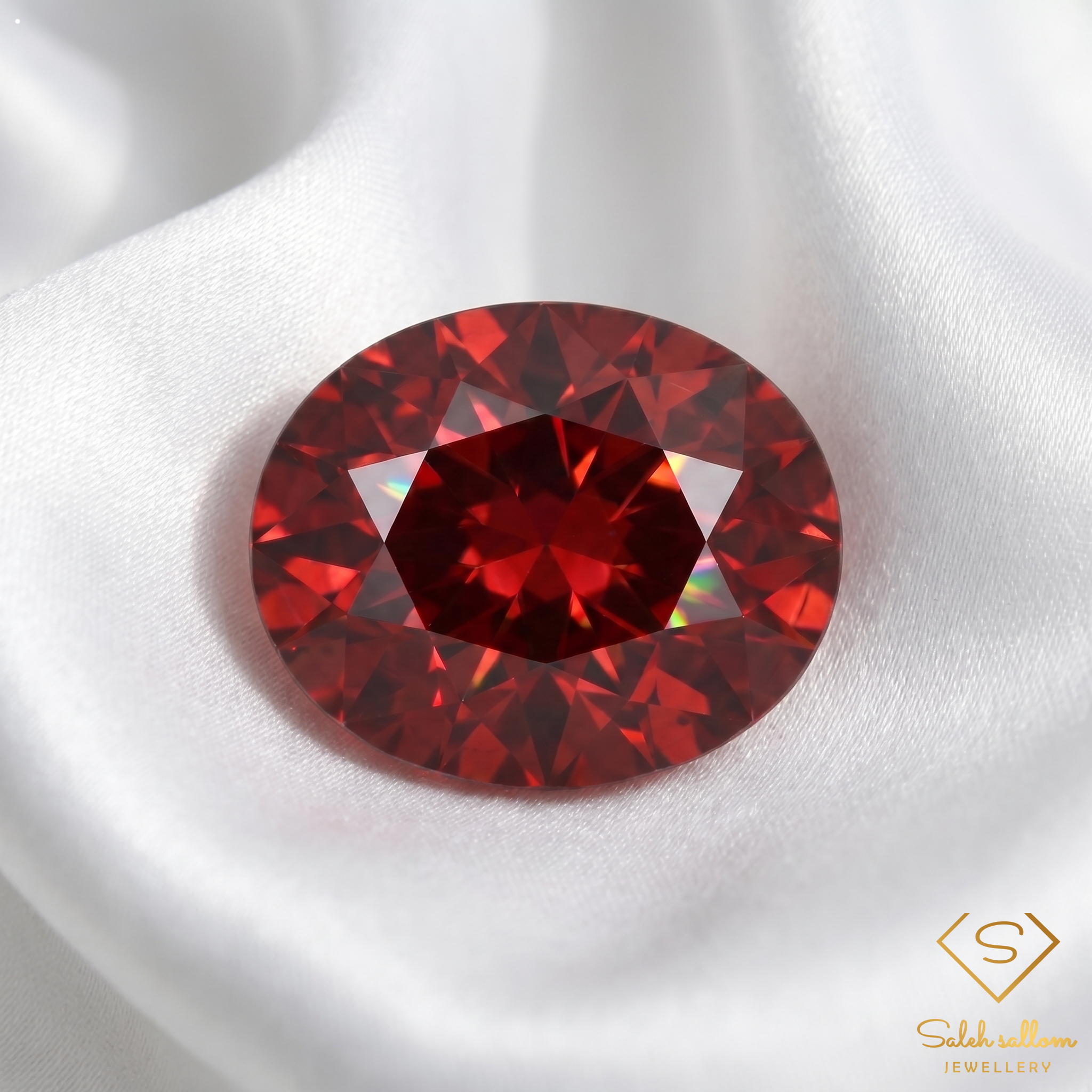 1.84 Ct Natural Reddish Orange Garnet Oval Cut Gemstone – Mozambique Secondary image
