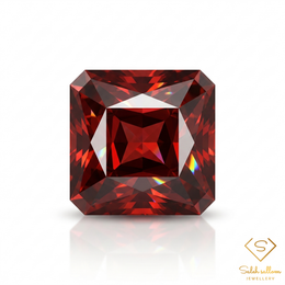 2.89 Ct Natural Reddish Orange Spessartite Garnet Scissor Cut Loose Gemstone