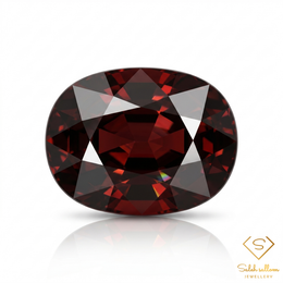 9.90 Ct Natural Orangish Red Spessartite Garnet Oval Cut Loose Gemstone – Namibia