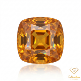1.06 Ct Natural Greenish Yellow Grossular Garnet Cushion Cut Loose Gemstone – Africa