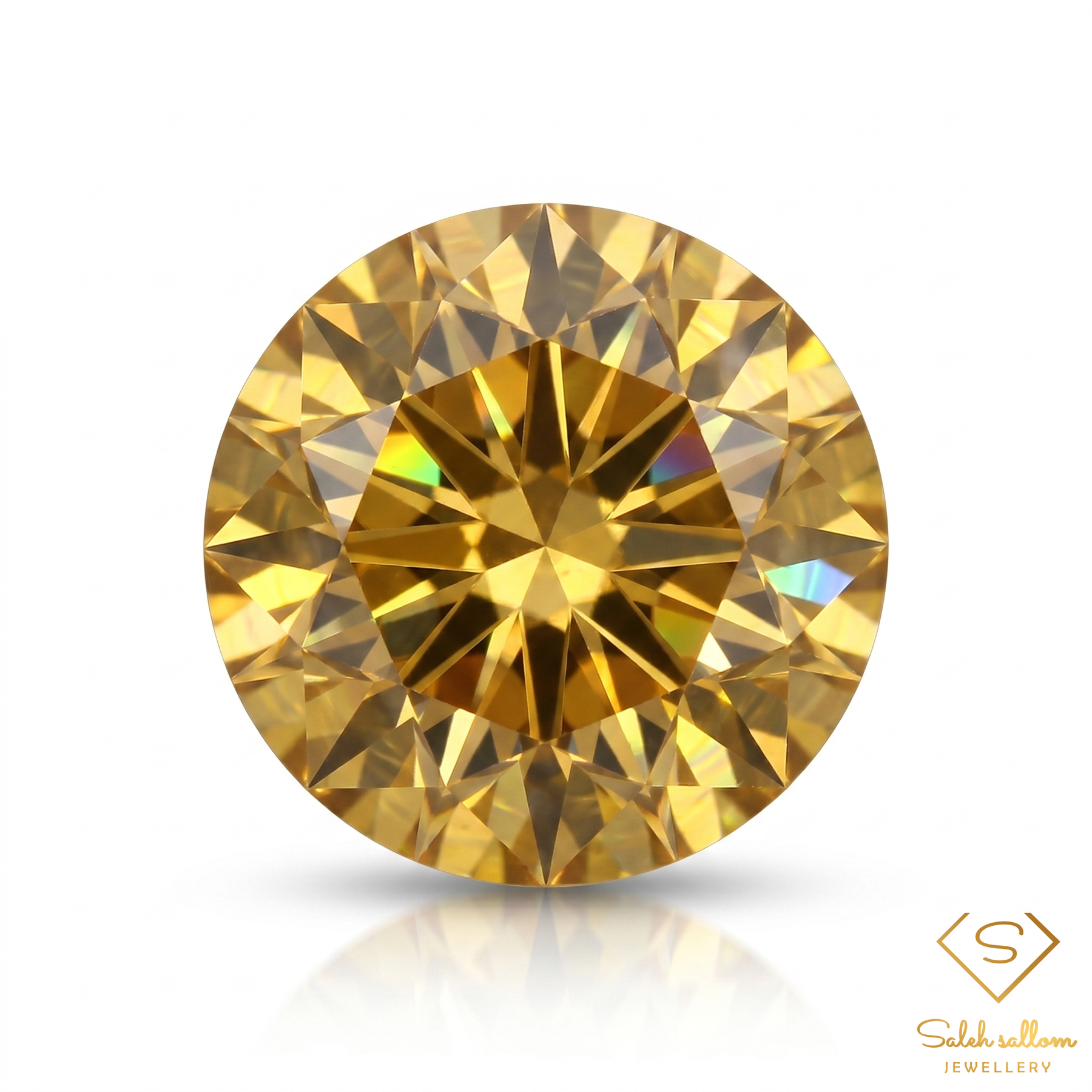 1.14 Ct Natural Yellow Grossular Garnet Round Cut Loose Gemstone – Mali