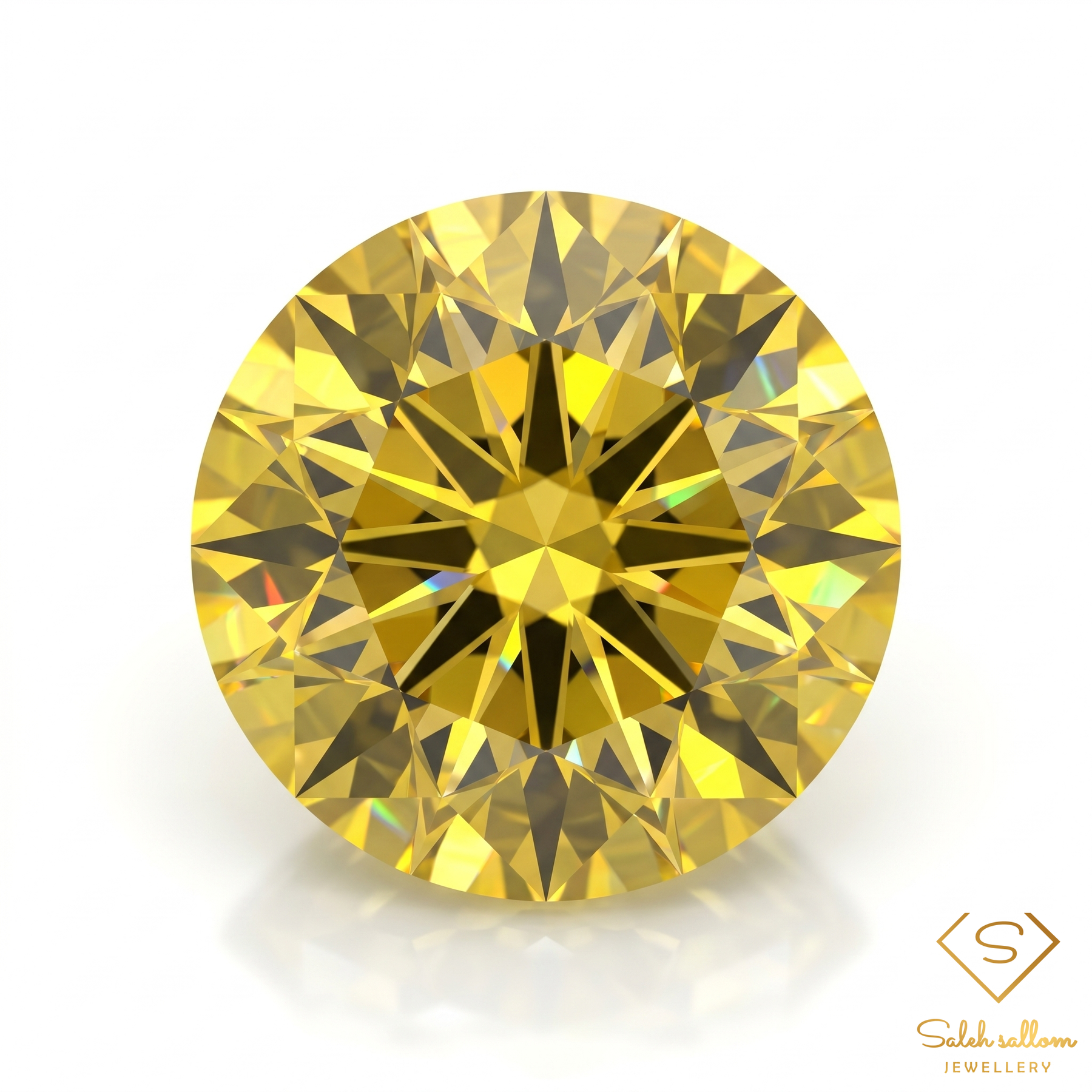 0.62 Ct Natural Greenish Yellow Grossular Garnet Round Cut Loose Gemstone – Mali