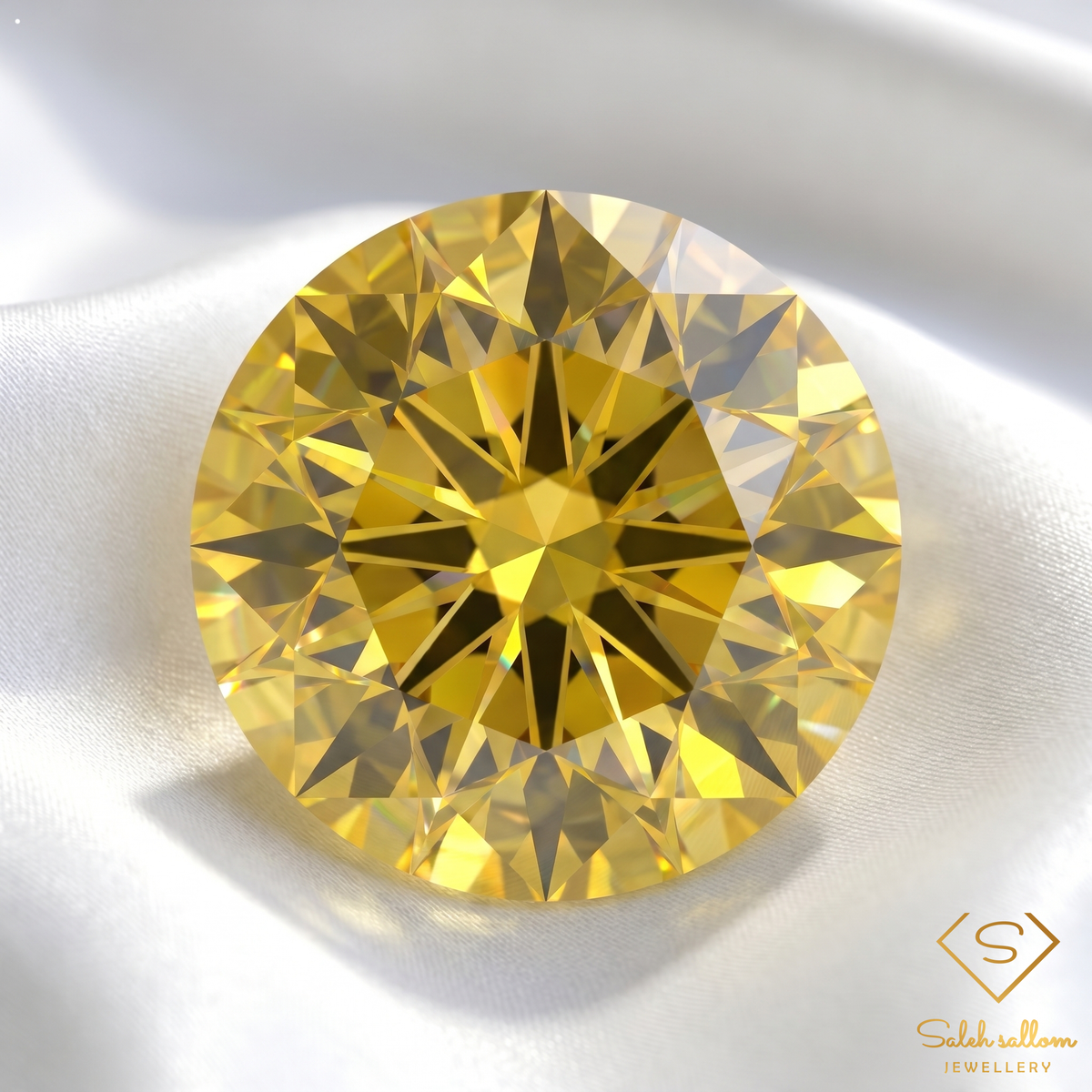0.62 Ct Natural Greenish Yellow Grossular Garnet Round Cut Loose Gemstone – Mali