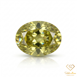 0.58 Ct Natural Yellowish Green Grossular Garnet Oval Cut Loose Gemstone – Mali