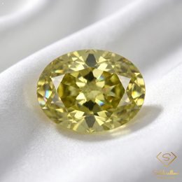 0.58 Ct Natural Yellowish Green Grossular Garnet Oval Cut Loose Gemstone – Mali