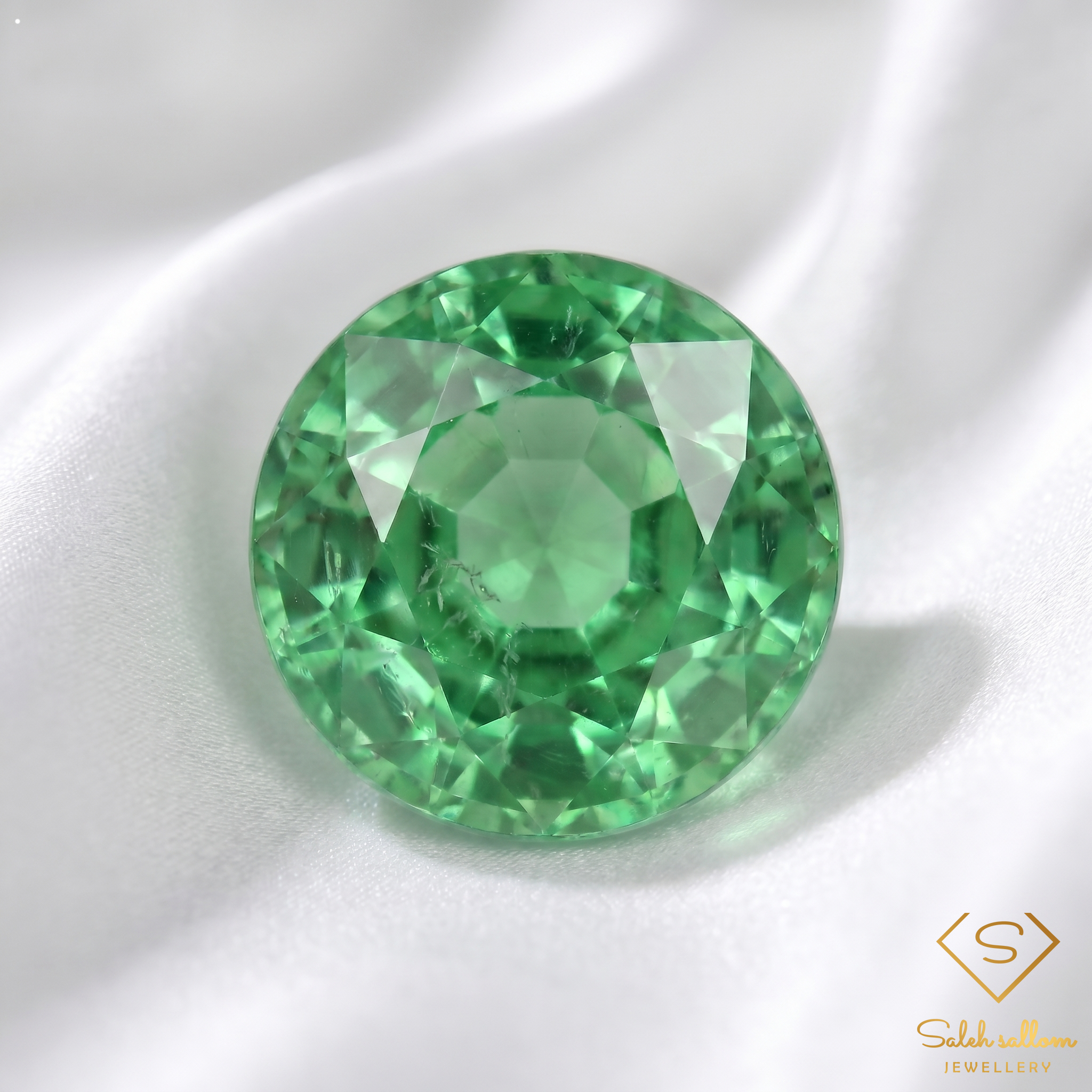 0.27 Ct Natural Green Tsavorite Garnet Oval Cut Loose Gemstone Tanzania Secondary image