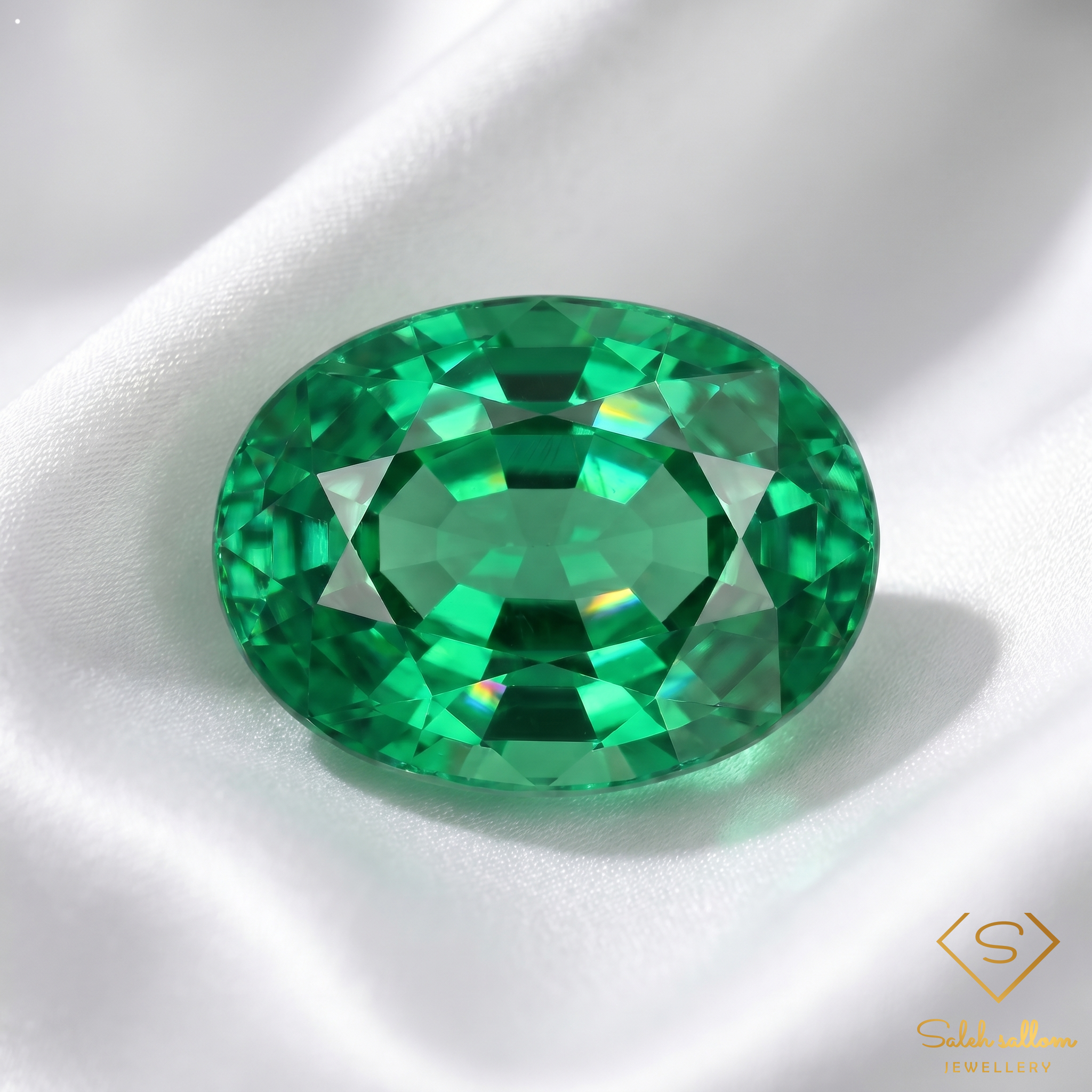 0.33 Ct Natural Vivid Green Tsavorite Garnet Oval Cut Loose Gemstone Tanzania Secondary image