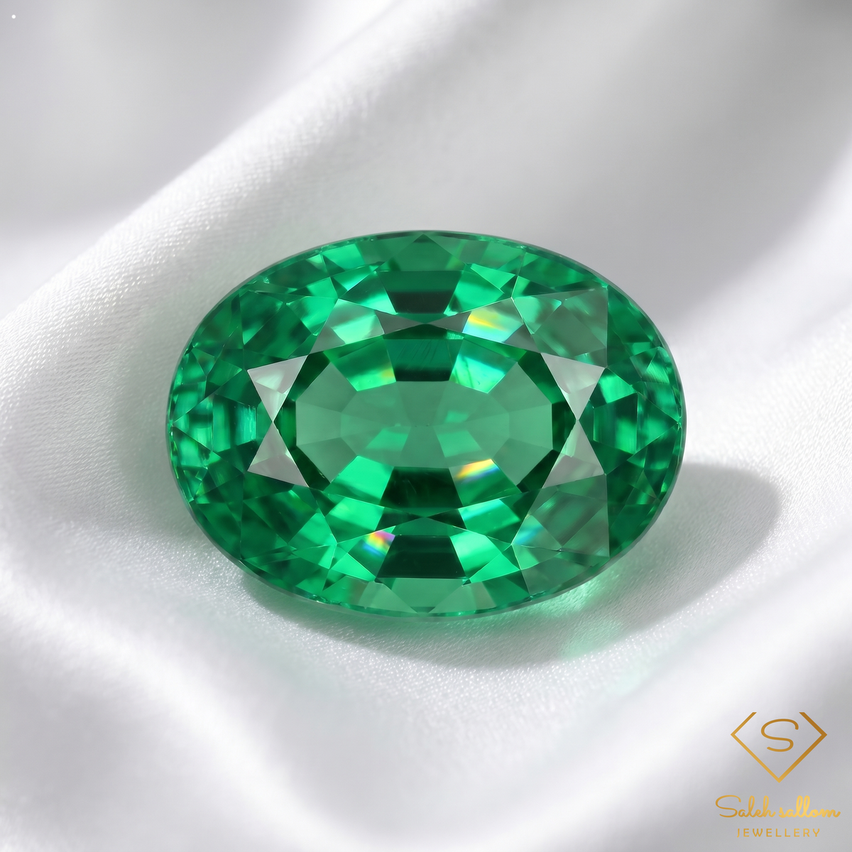 0.33 Ct Natural Vivid Green Tsavorite Garnet Oval Cut Loose Gemstone Tanzania