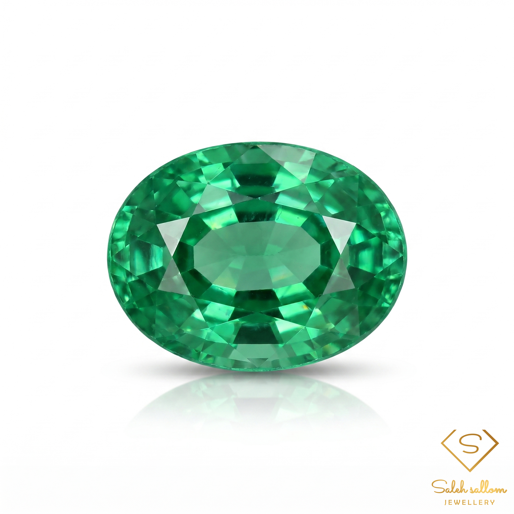 0.58 Ct Natural Green Tsavorite Garnet Oval Cut Tanzania Loose Gemstone