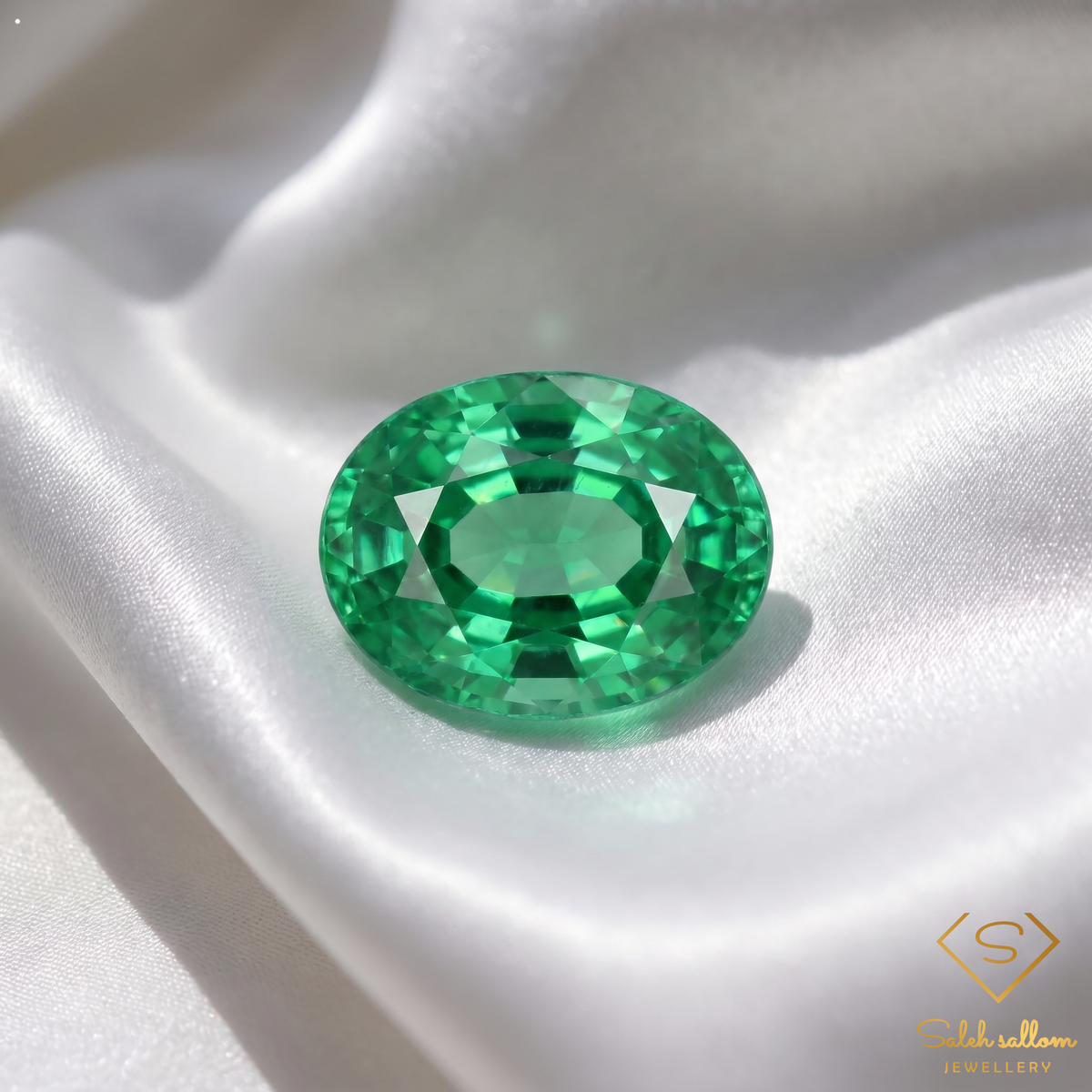 0.58 Ct Natural Green Tsavorite Garnet Oval Cut Tanzania Loose Gemstone