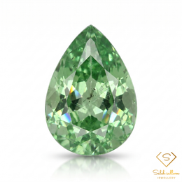 0.78 Ct Natural Green Tsavorite Garnet Pear Cut Loose Gemstone – Tanzania