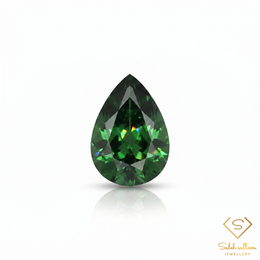 0.60 Ct Natural Green Tsavorite Garnet Pear Cut Loose Gemstone Tanzania