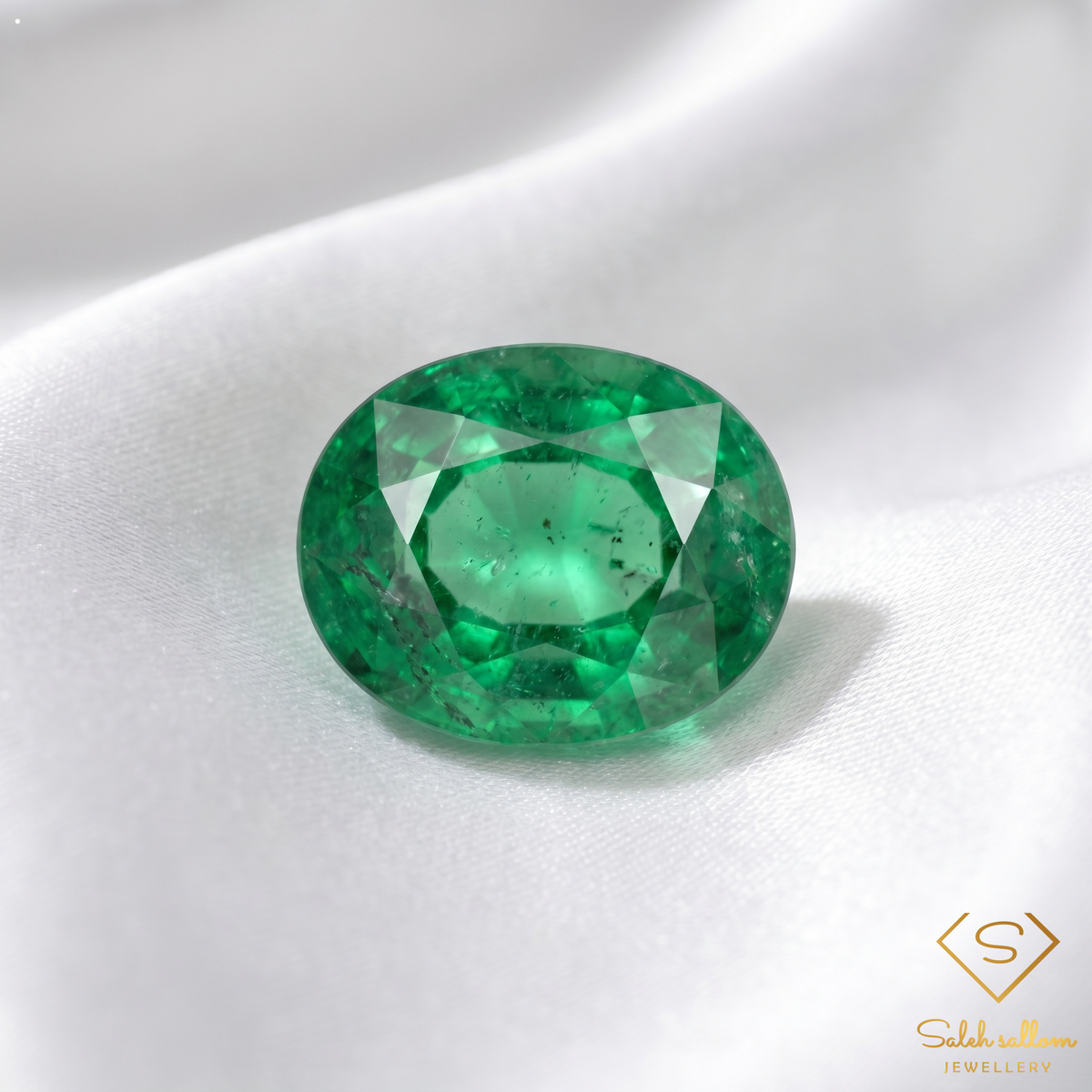 1.28 Ct Natural Green Tsavorite Garnet Oval Cut Loose Gemstone Tanzania