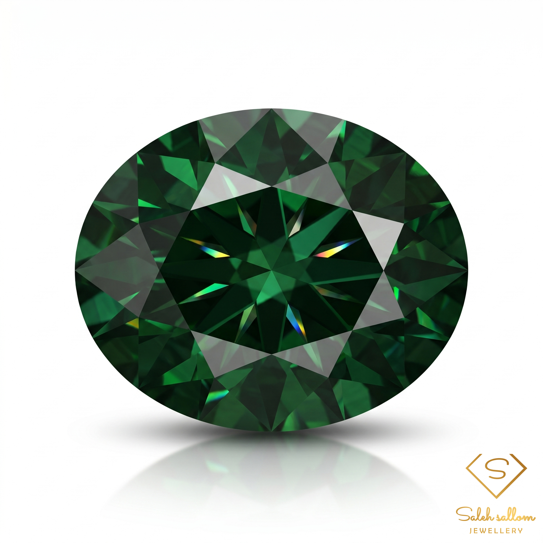 1.16 Ct Natural Tsavorite Garnet Oval Cut Shamrock Green Loose Gemstone Tanzania