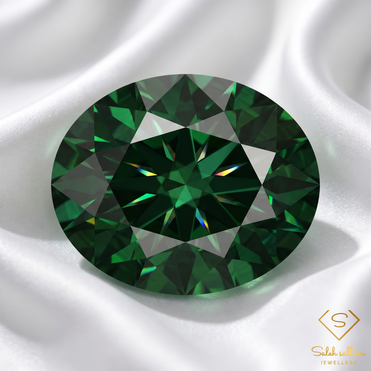 1.16 Ct Natural Tsavorite Garnet Oval Cut Shamrock Green Loose Gemstone Tanzania