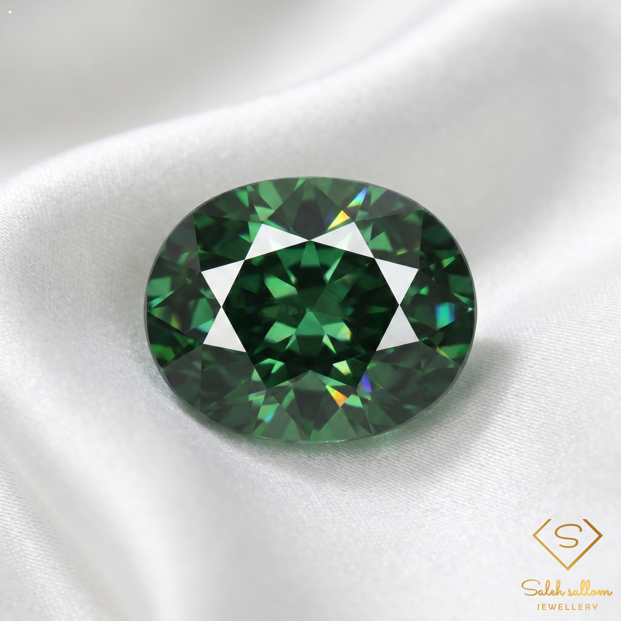 1.93 Ct Natural Green Tsavorite Garnet Oval Cut Loose Gemstone Tanzania Secondary image