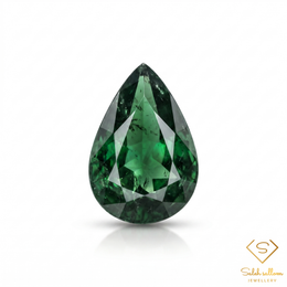 6.05 Ct Natural Green Tsavorite Garnet Pear Cut Loose Gemstone