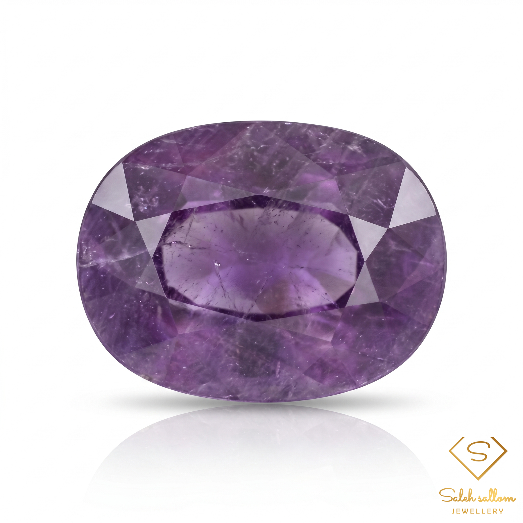 11.74 Ct Natural Purple Ruby Oval Cut Loose Gemstone