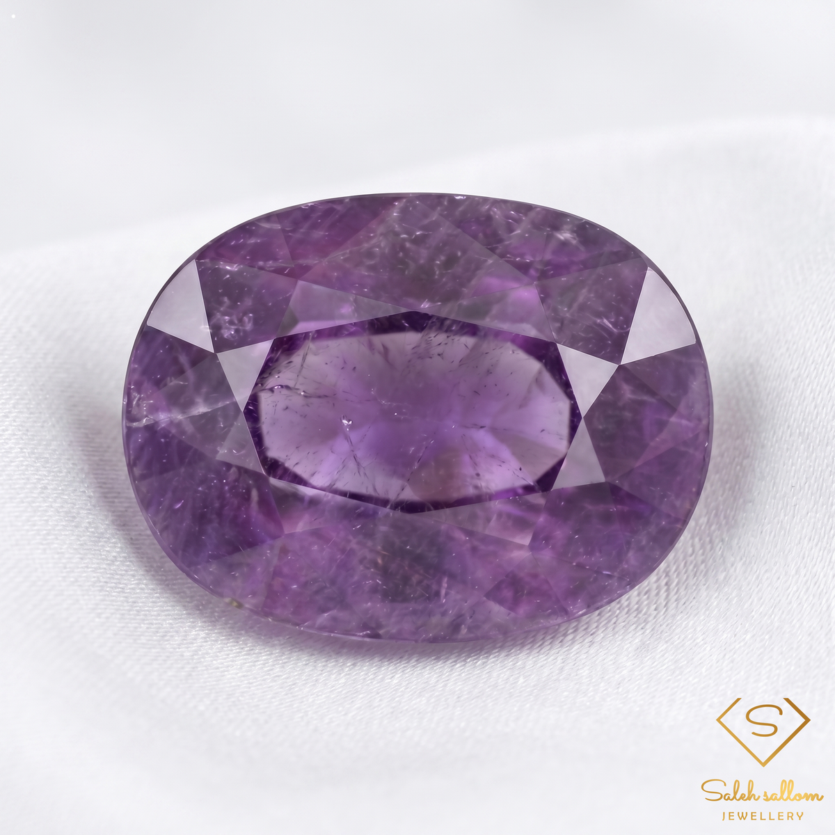 11.74 Ct Natural Purple Ruby Oval Cut Loose Gemstone