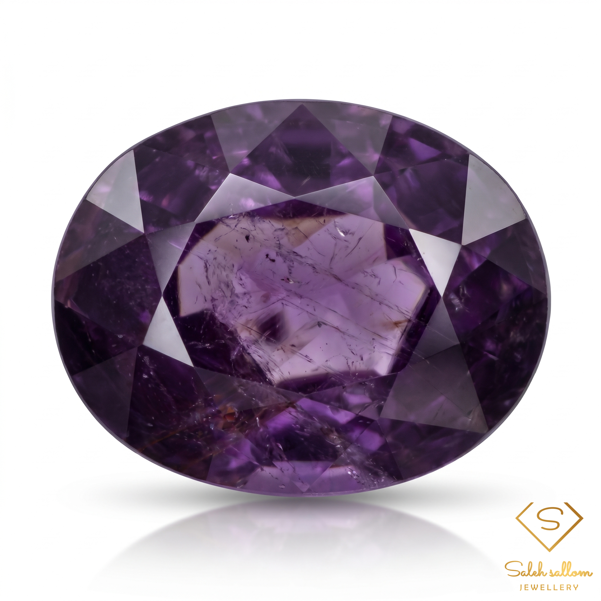 15.06 Ct Natural Purple Ruby Oval Cut Loose Gemstone Main image