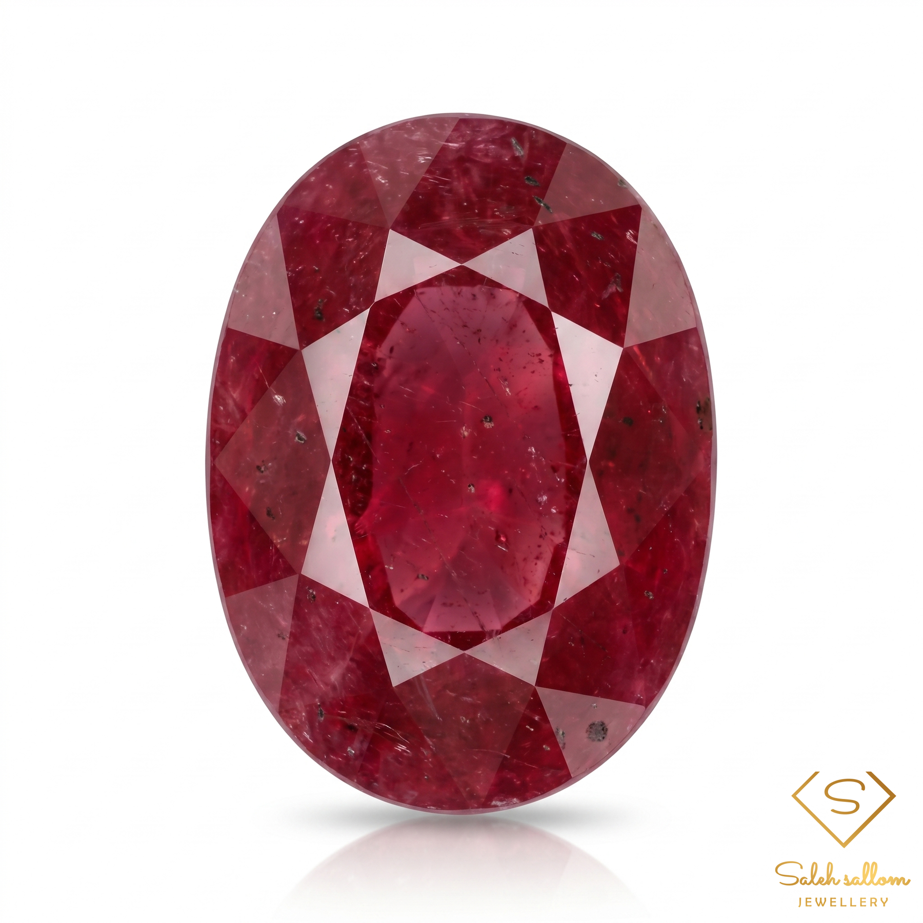 6.74 Ct Natural Ruby Oval Cut Loose Gemstone