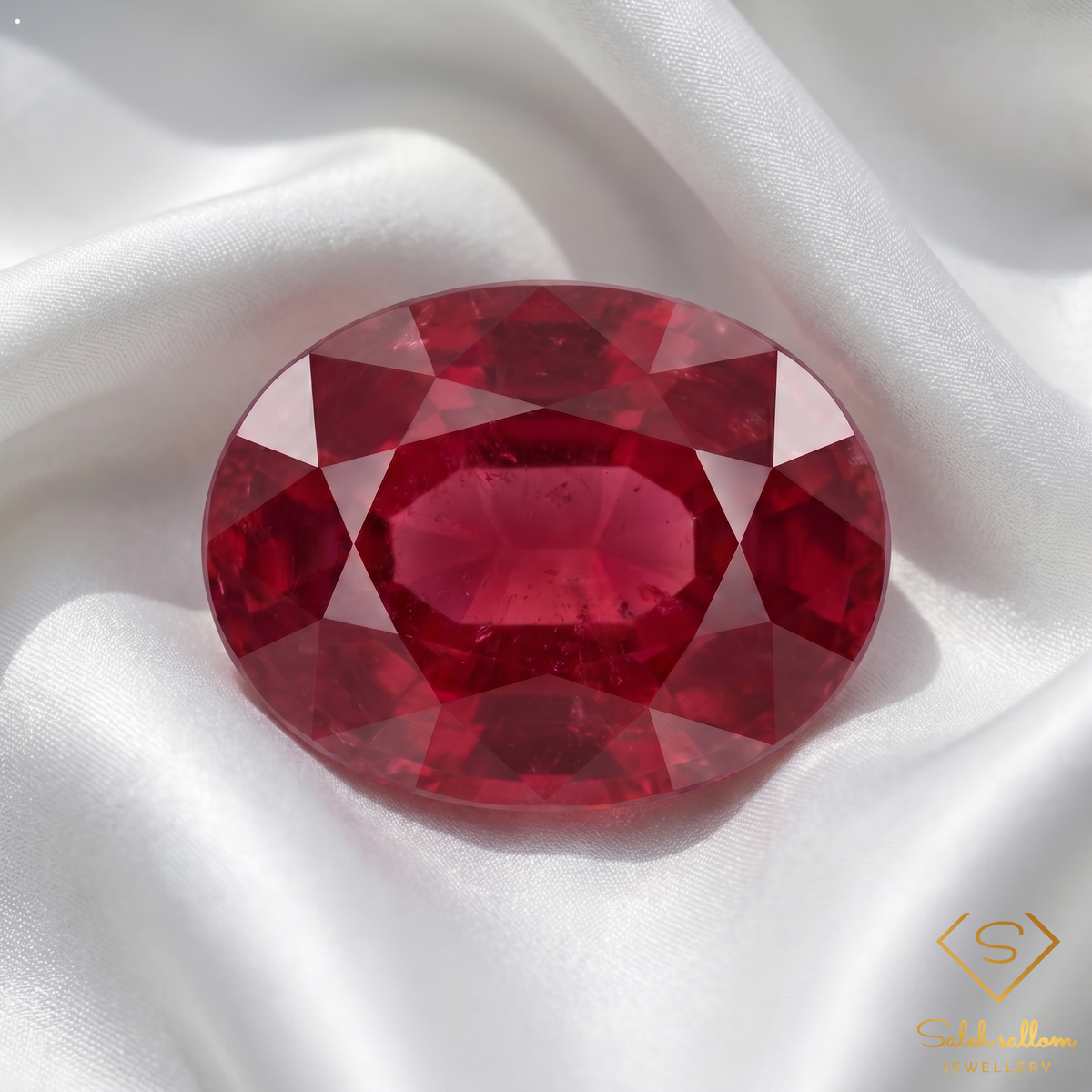6.47 Ct Natural Red Ruby Oval Cut Loose Gemstone
