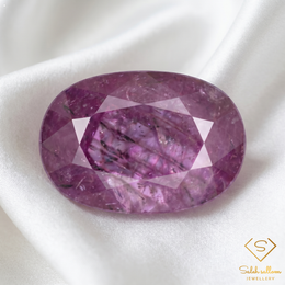 5.12 Ct Natural Pinkish Purple Ruby Oval Cut Loose Gemstone