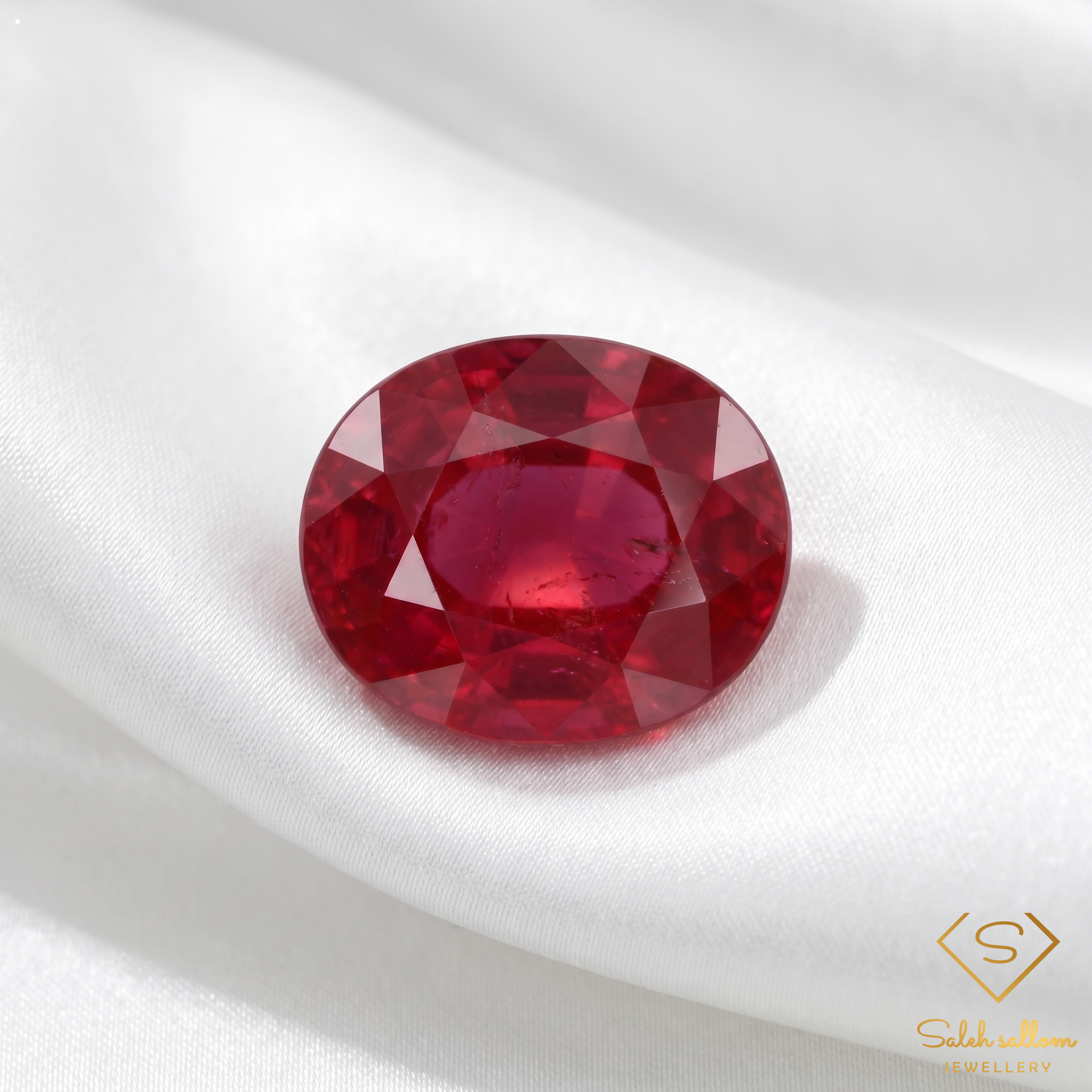 1.56 Ct Heated Natural Red Ruby Oval Cut Loose Gemstone – Mozambique Secondary image