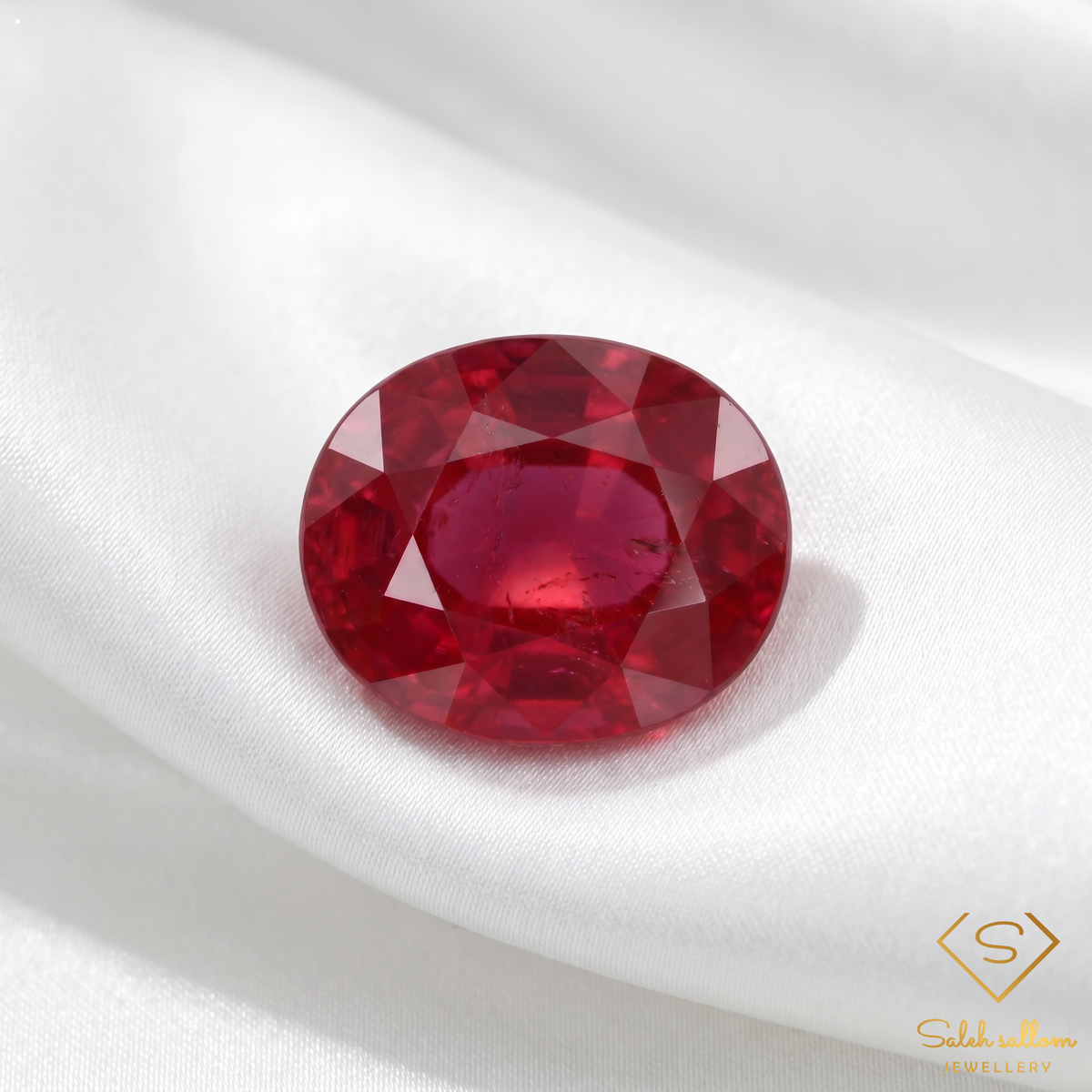 1.56 Ct Heated Natural Red Ruby Oval Cut Loose Gemstone – Mozambique