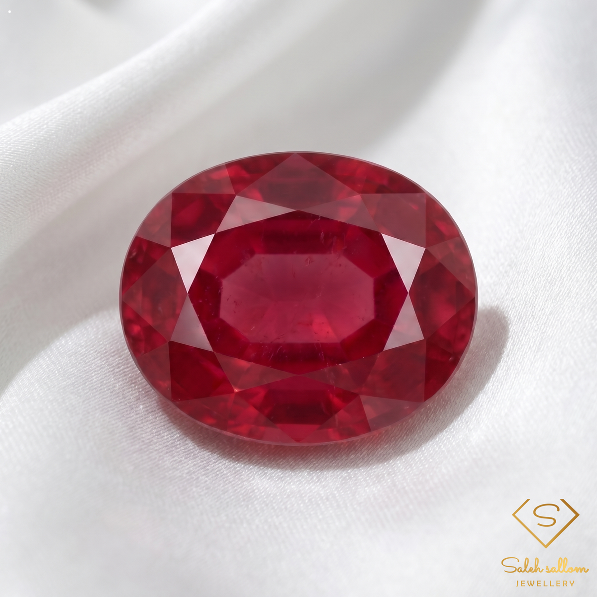 2.20 Ct Heated Natural Purplish Red Ruby Oval Cut Loose Gemstone – Myanmar