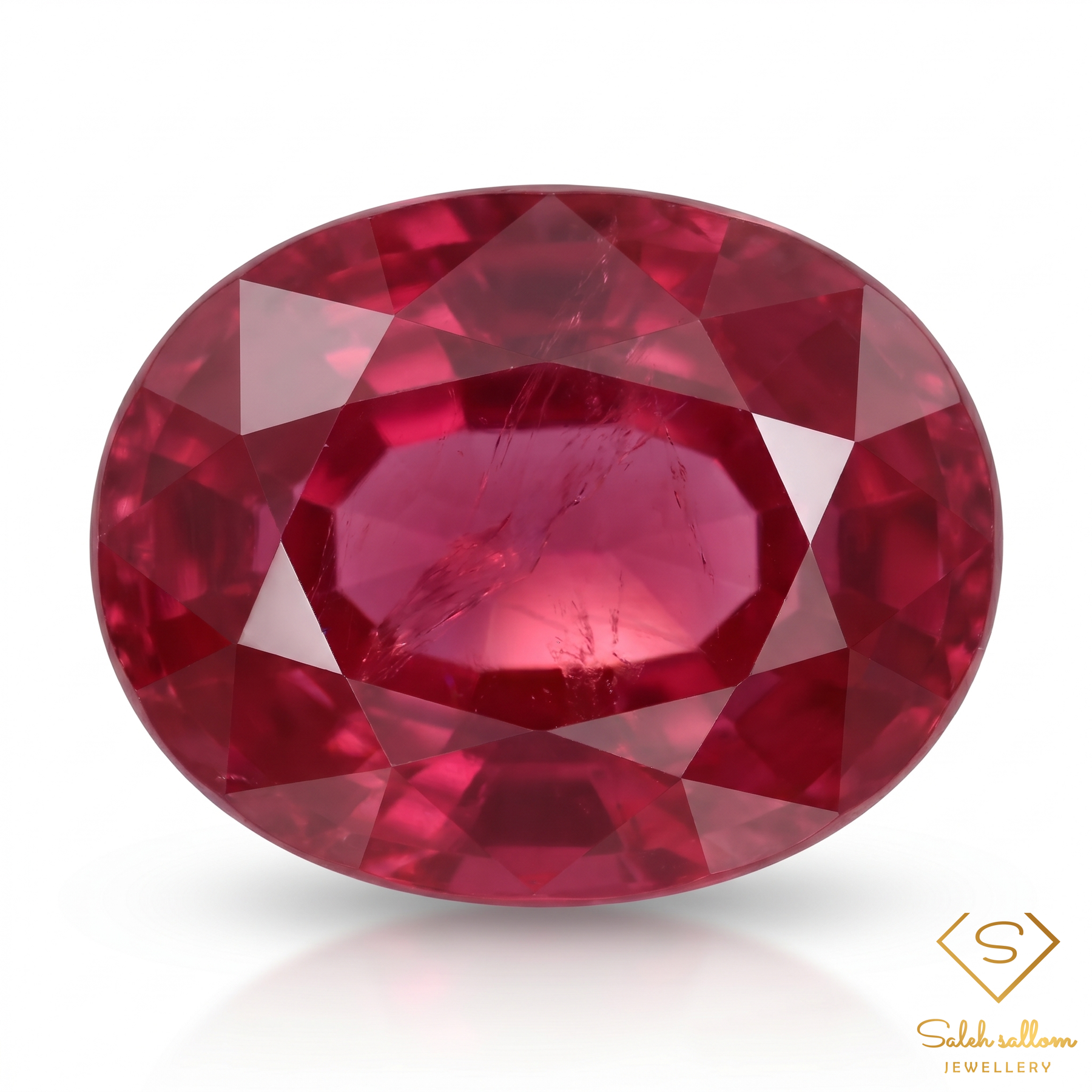 1.01 Ct Natural Red Ruby Oval Cut Loose Gemstone
