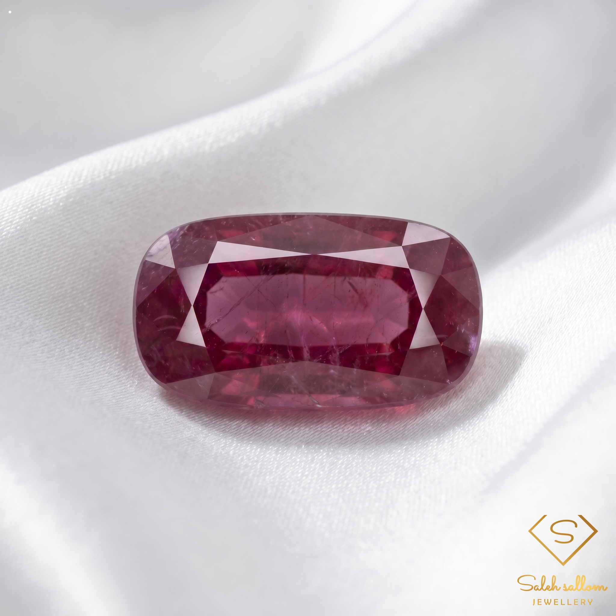 4.68 Ct Natural Ruby Cushion Cut Loose Gemstone – Pinkish Red Ruby Secondary image