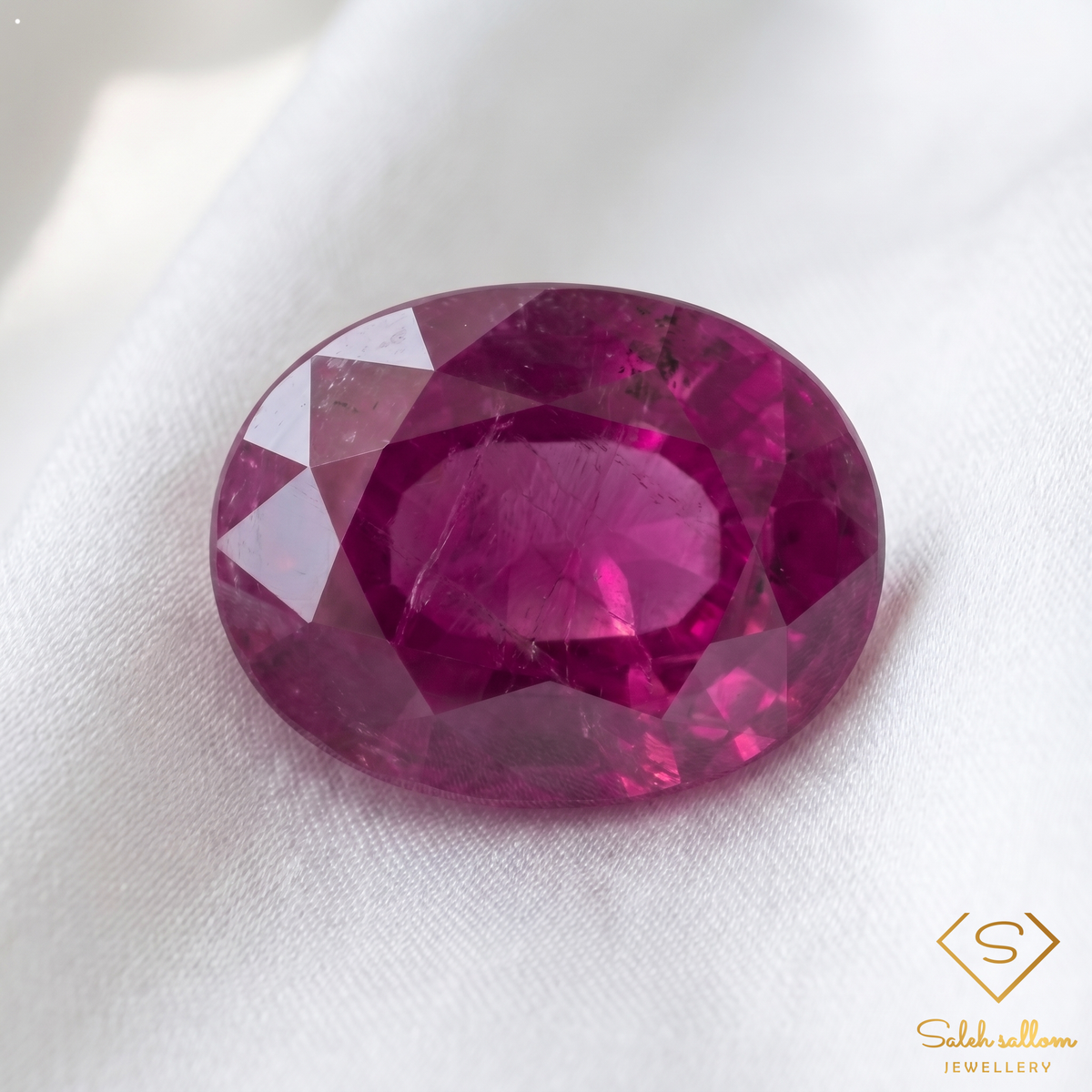 6.61 Ct Natural Mozambique Ruby Oval Cut Loose Gemstone – Purplish Red Ruby