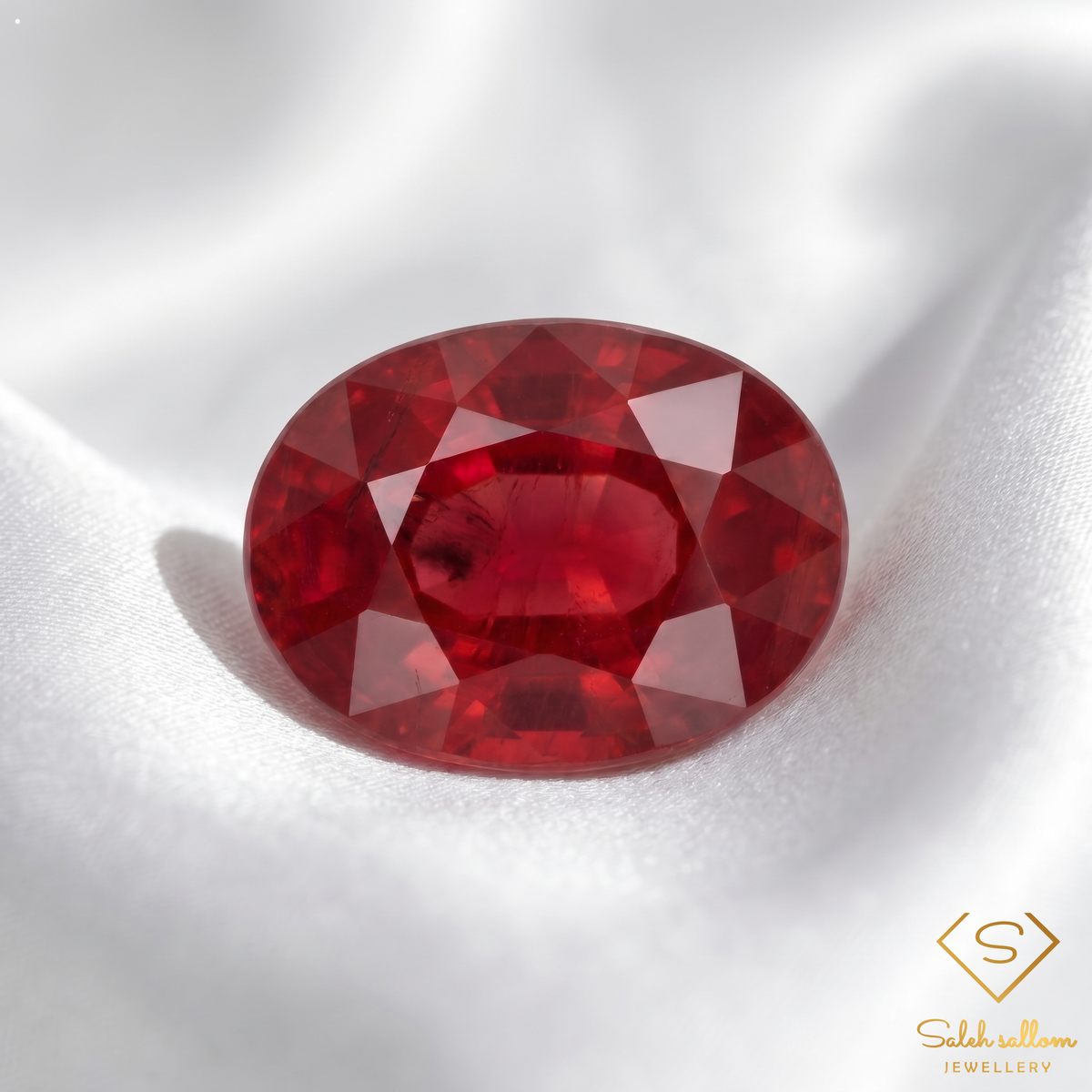 1.78 Ct Natural African Ruby Oval Cut Loose Red Gemstone – 8.5 × 6.3 mm