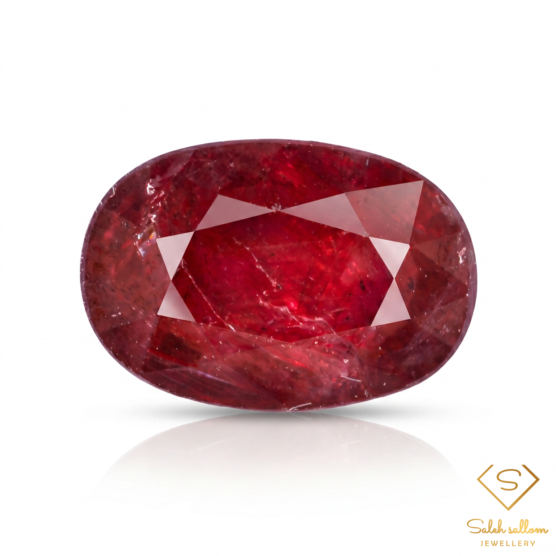 1.63 Ct Natural Ruby Oval Cut Loose Gemstone – Vivid Red Ruby for Custom Jewelry