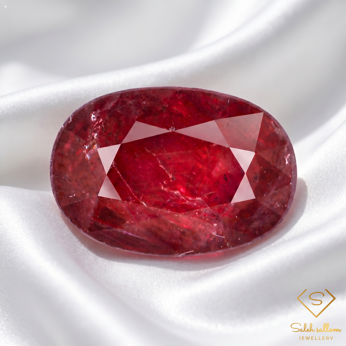 1.63 Ct Natural Ruby Oval Cut Loose Gemstone – Vivid Red Ruby for Custom Jewelry