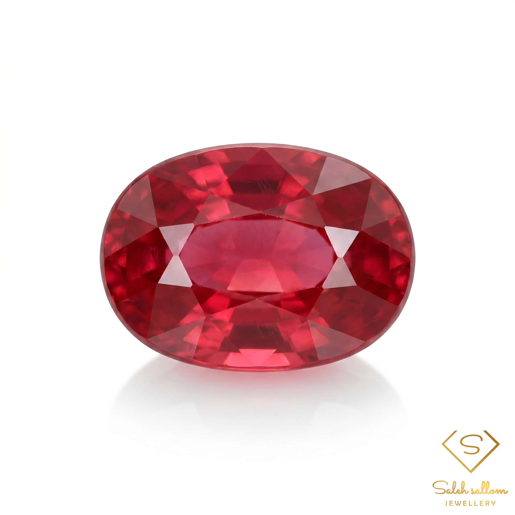 0.60 Ct Natural Ruby Oval Cut Loose Gemstone – Vivid Red Ruby for Fine Jewelry