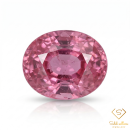 0.79 Ct Natural Pink Ruby Oval Cut Loose Gemstone – Elegant Rose Pink Corundum for Fine Jewelry