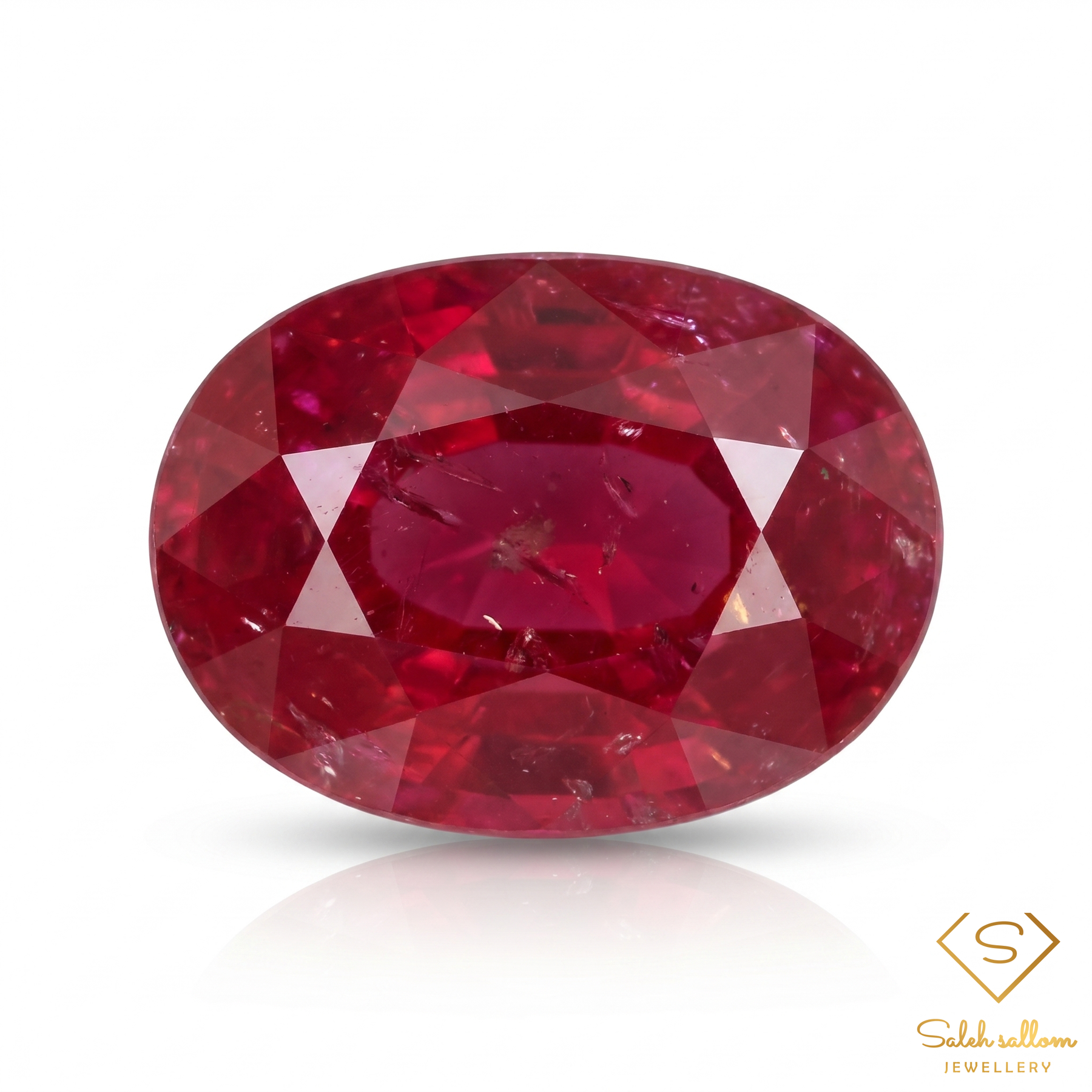 0.96 Ct Natural Unheated Tanzania Ruby Oval Cut Loose Gemstone – Purplish Red Ruby for Fine Jewelry