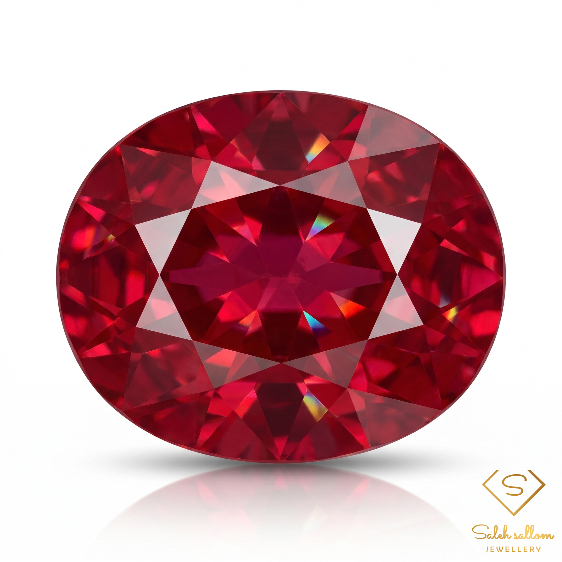 0.45 Ct Natural Heated Myanmar Ruby Oval Cut Loose Gemstone – Pinkish Red Ruby for Fine Jewelry