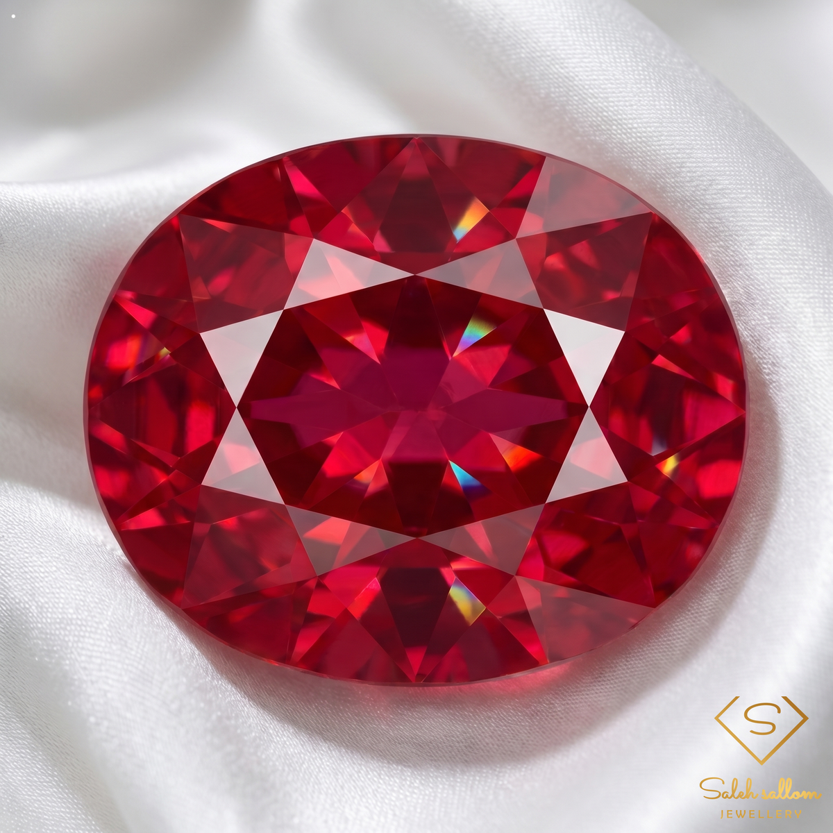 0.45 Ct Natural Heated Myanmar Ruby Oval Cut Loose Gemstone – Pinkish Red Ruby for Fine Jewelry