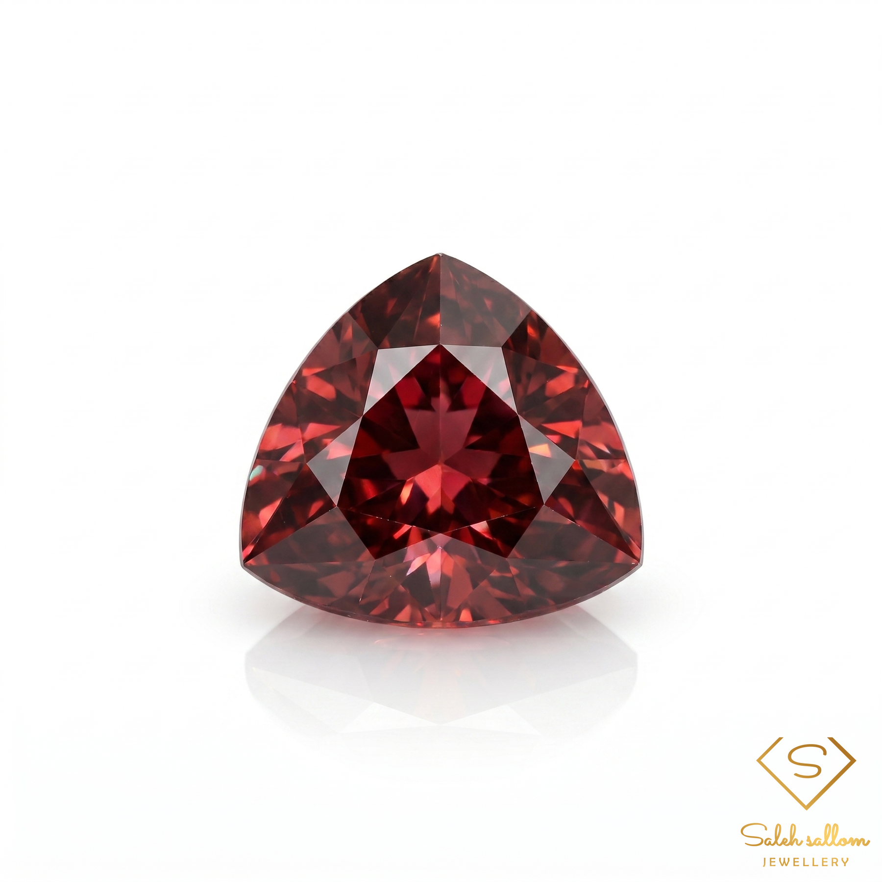 0.46 Ct Natural Unheated Purple Sapphire VS Pear Cut Loose Gemstone – Reddish Purple Sapphire from Tanzania